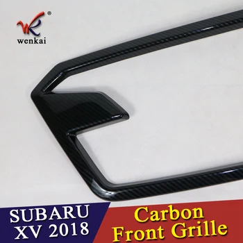 WENKAI Anglies Pluošto Pridėti Stiliaus Priekinės Grotelės, skirtos Subaru XV GT3 GT7 2017 2018 1PCS Automobilių Stilius