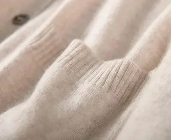 Kašmyro megztinis moterų megztinis 2020 m. Rudens Žiemos Streetwear V-Kaklo, Megzti Megztinis Viršūnes skraiste traukti femme hiver ilgas megztinis