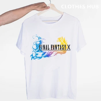 Final fantasy T marškinėliai Mados Vyrams Ir Moterims Topai marškinėliai trumpomis Rankovėmis Unisex Marškinėlius