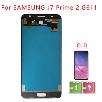 Patikrintas LCD Samsung Galaxy J7 Prime 2 2018 SM-G611 G611F G611M LCD Ekranas Jutiklinis Ekranas skaitmeninis keitiklis Asamblėjos Pakeitimo