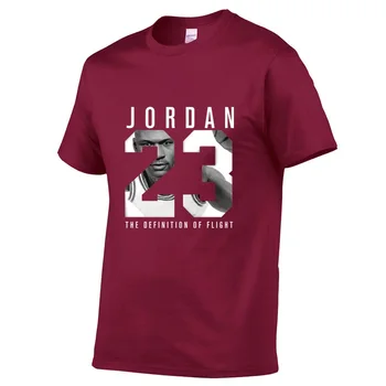 2019 naujas prekės ženklo drabužių Jorda 23 vyriški sportiniai marškinėliai medvilnės spausdinimo vyrų trumpas sleece T-marškinėliai vyrams, atsitiktinis hip-hop viršūnės