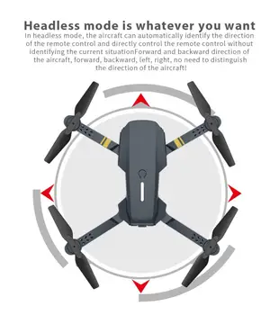 F98 WiFi Drone 4K/1080P/720P HD Dual Camera Aukštis Hold Režimu, Sulankstomas RC Drone Quadcopter RTF Žaislai FPV Drone Žaislai Vaikams