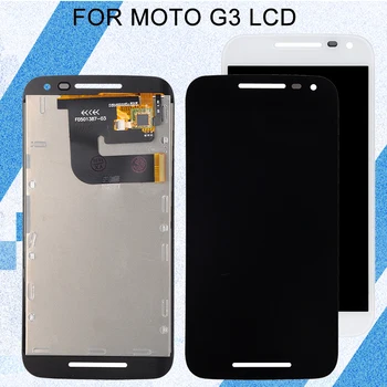 Catteny Už MotoRola Moto G3 LCD G 3rd Gen LCD Su Touch Ekranas skaitmeninis keitiklis Asamblėjos XT1544 XT1550 XT1540 XT1541 XT1543 Ekranas
