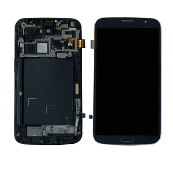 AMOLED Samsung-Galaxy Mega 6.3 i527 i9200 i9205 LCD Ekranas skaitmeninis keitiklis Touch Panel Stiklo Jutiklis Asamblėjos Pakeitimo