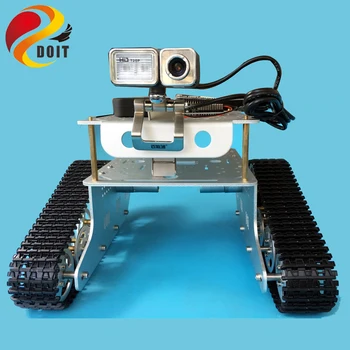 TD300 Dviaukštis Robotas WiFi Bakas, Važiuoklė su Vaizdo Kamera+Nodemcu ESP8266 Valdybos+Openwrt Maršrutizatorių Rinkinys pagal Programą Telefono RC Žaislas