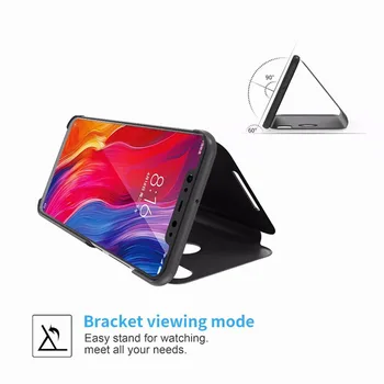 Veidrodis Smart View Flip Case for Huawei P40 Lite E 30 Pro P Smart 2019 viso Kūno Padengti Huawei Y7P Y6S Y9S Y6 Y7 Pro Y5 2019