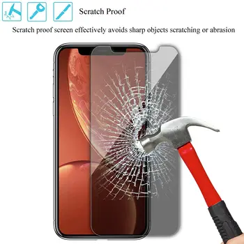 2VNT Privacy Screen Protector, iPhone 12 11 Pro XR XS Max 30° Laipsnių Anti-Spy Anti-Glare Grūdinto Stiklo Plėvele Padengti