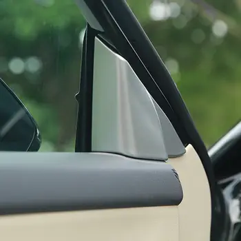 Toyota Camry 2018 2019 2020 Interjero Priekinio Lango statramsčio padengti ABS Durų Trikampio Rėmo Išoriniai Bagetai Dangčio Apdaila