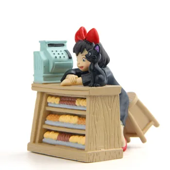 Naujas Kiki Gigi Kepyklų Kiki ' s Delivery Service Rekonstrukcijos Animiation Veiksmų Skaičius, Doll House Vaikas Žaislas Mini Diorama Modelis