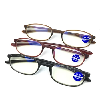 Naujų 2020 m. Moterų ir Vyrų Unisex Toliaregystė akinius 1910 ovalo formos Mažas rėmo mados Anti-mėlyna šviesa Skaitymo akiniai +125+225