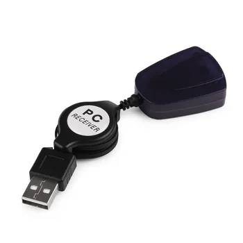 Bevielė Pelė ir Nuotolinio Valdymo Valdiklis USB Imtuvas IR Nuotolinio Valdymo Loptop PC kompiuterių Centras 