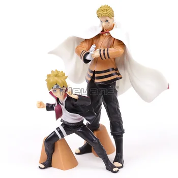 Uzumaki Naruto Boruto Pav Japannese Anime Apdailos Statulėlės Žaislas Dovana 2vnt/komplektas
