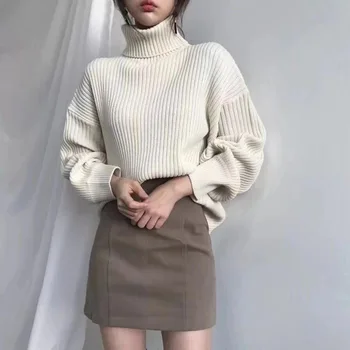 WAVSIYIER korėjos jumper negabaritinių purus megzti megztinis moterų megztinis moteris storio senovinių mielas, elegantiškas, kietas 2020 m. rudenį, žiemą