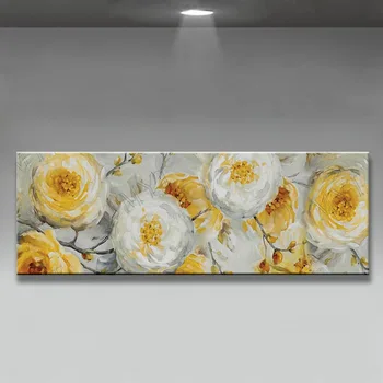 Originalus Rankų Dažytos Abstrakčios gėlės, kraštovaizdžio naftos tapyba ant drobės, Sienos menas Nuotraukas Kambarį namų dekoro nr. įrėminti