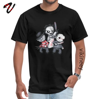 Siaubo Trifecta Plushie Patriotai Audinio Topai Marškinėliai Vyrams Atspausdintas T-Shirt Komiksai Hip-Hop T Shirts Undertale Rankovės