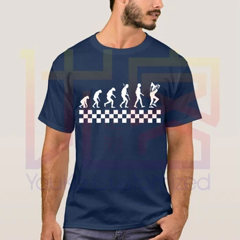 2020 Naujas Mados Marškinėliai, Ska Evoliucija T Shirt Mens Beprotybė Spec 2 Tonas Jamaika Jazz 