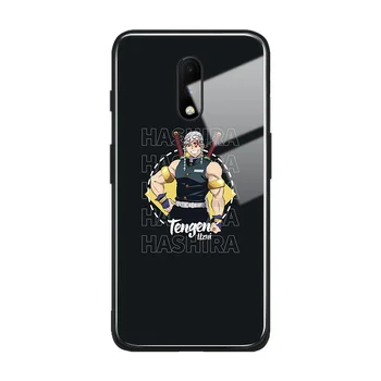 Tengen Uzui Kimetsu nr. Yaiba Sklandžiai minkšto silikono grūdintas stiklas telefono padengti shell OnePlus 6 6T 7 7T Pro