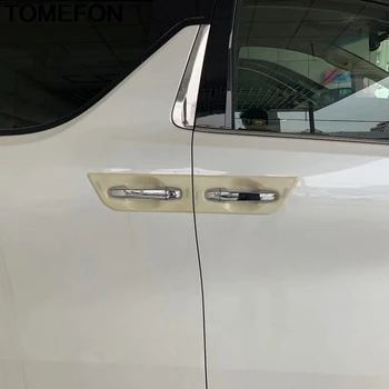 TOMEFON Toyota Alphard Vellfire 2016 2017 2018 Durų Rankena Dubenėlį Įdėkite Viršutinio Skydelio Dangtelį Apdaila Išoriniai Priedai ABS