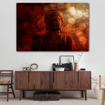 Šiuolaikinio Abstraktaus Viešpats Buda Sienos Meno Tapybos Drobės Budizmas, Plakatų ir grafikos Sienos Nuotraukas Kambarį Quadro Namų Dekoro