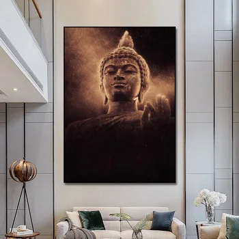 Šiuolaikinio Abstraktaus Viešpats Buda Sienos Meno Tapybos Drobės Budizmas, Plakatų ir grafikos Sienos Nuotraukas Kambarį Quadro Namų Dekoro