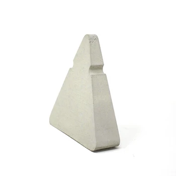 Cemento papuošalai trikampio rėmo dizainas silikono formos Betono papuošalai stendas laikiklis pelėsių Rankų darbo meno pelėsių