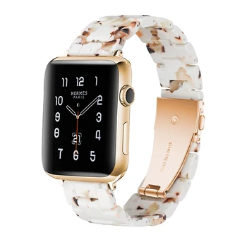 NAUJAS spalvas, Dervos diržu, Apple watch band 44 mm 40mm iwatch 42mm 38mm metalo sagtis apyrankė iwatch serijos 5/4/3/2/1