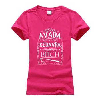 Juokinga spausdinti moterys t-shirt 2019 m. vasarą medvilnės harajuku Mados medvilnės marškinėliai femme Avada Kedavra prekės camisetas punk viršūnes tee