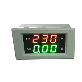 Digital AC Voltmeter Įtampos Metrų 100A/130-500V Elektros Energijos analoginis Ammeter w srovė Amperais Volt metrų LED Panel Monitor