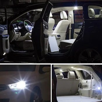 10x W5W LED T10 LED Vidaus reikalų Automobilių Žibintai 