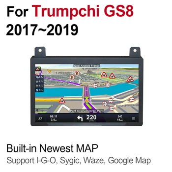 2din Už Trumpchi GS8 2017 2018 2019 GPS Radijo BT sistema, Multimedia, GPS Navi ŽEMĖLAPIS Navigacija Autoradio 