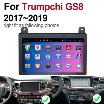 2din Už Trumpchi GS8 2017 2018 2019 GPS Radijo BT sistema, Multimedia, GPS Navi ŽEMĖLAPIS Navigacija Autoradio 
