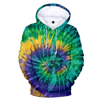 Kaklaraištis Dažų hoodie palaidinukė 3D Atspausdintas hip-hop moterims/vyrams hoodies megztiniai megztinis Tumblr plius dydžio Striukės paltai 4XL drabužiai