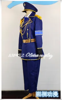K Projekto Saruhiko Fushimi Karinę Uniformą Cosplay Kostiumų X006