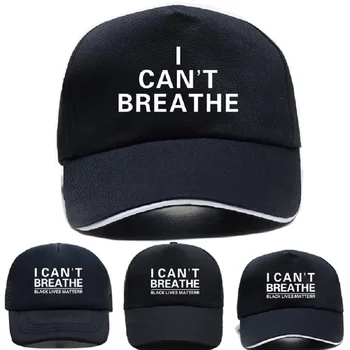Vyrų, Moterų Amerikos Beisbolo Kepuraitę I Cant Kvėpavimas Hat, Black Gyvybes Klausimas, Kepurės Minkštas Patogus, Kvėpuojantis Unisez Embroid Skrybėlės