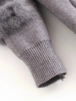 Mielos moterys medvilnės ilgas cardigan 2020 m. rudens mados kišenės ponios knitwears pilka atsitiktinis moterų knits minkštas kišenės merginos knits