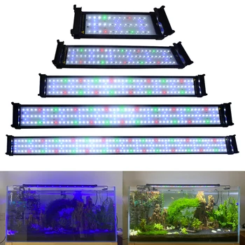 Lempa Akvariumų Žvejybos, LED Apšvietimas, Žuvų Bakas LED Šviesos Pilno Spektro Marineland Augalų Apšvietimo Lempos 28-135cm