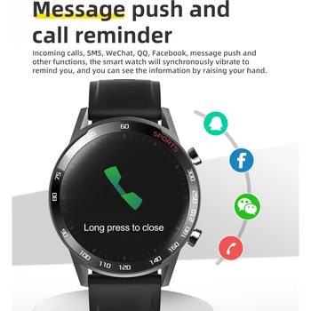 Smart Apyrankę IP67 atsparus Vandeniui Kūno Temperatūros Jutiklis Širdies ritmo Sveikatos Patikrinimas Žiūrėti Palaiko Daugiau nei 50 Kalbų Smartwatch