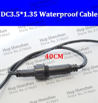 DC vandeniui kabelis DC3.5*1.35 vyrų ir moterų jungtis su 40cm laido led vandeniui kabelis 10pair