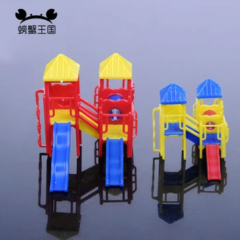 HO N mastelio 1:87 1:150 Vaikų žaidimų Aikštelė, Parkas su Skaidrių Rinkinys, skirtas modelis traukinio išdėstymas