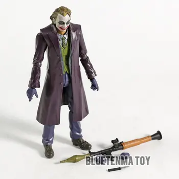 NAUJAS! Joker 15cm Veiksmų Skaičius, The Dark Knight Pakyla Heath Ledger 5