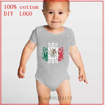 Viva Mexico spausdinti Kūdikių Bodysuits Kūno Kostiumai 2020 Naujagimiui Romper Bodysuit trumpas Rankovės Bodysuits Sunsuit Apranga Vasaros