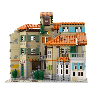 Miesto Architektūra Modelio Blokai italijos Miesto Gatvės vaizdo Siužetą Namas Plytų Vaikai 