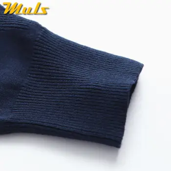 Muls Mens susagstomi megztiniai megztinis Paprastas stilius medvilnės mezgimo pavasarį, rudenį, žiemą megztinis kailis vyrų V kaklo prekės ženklo drabužių MS16003