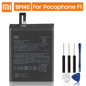 Originalią Bateriją Už Xiaomi MI Pocophone F1 BM4E Originali Telefono Baterija 4000mAh