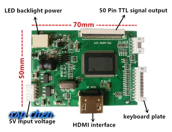 9 colių, 1024*600 Ekranas Ekranas TFT LCD Monitorius su Nuotolinio Vairuotojo Kontrolės Valdyba HDMI Apelsinų, Aviečių Pi 3