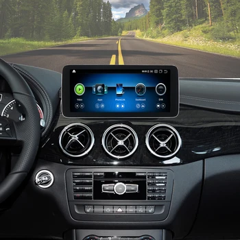 10.25 colių didelis Ekranas Mercedes Benz B Klasė W246-2019 Automobilių GPS Navigacijos Android 10.0 daugialypės terpės grotuvas, 4G, Wifi Carplay