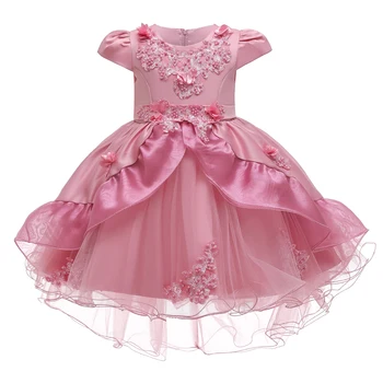 2021 Mergaitės Siuvinėti Elegantiškas Vestuves Suknelė Princesė Suknelė Mergaitėms Prom Pirmosios Komunijos Vaikų Drabužių vestidos