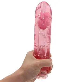 Galingas Didelis Želė Dildo Vibratorius Realistiškas Penis Sekso Žaislai Moters Makšties Consolador G Spot Erotiniai Žaislai Masturbator