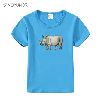 Raganosio Gyvūnų Spausdinti T Marškinėliai Berniukams 2020 Naujas Vasaros Viršūnes Marškinėlius Vaikų trumpomis Rankovėmis T-shirt Baby Vaikų Mergaičių 2-9 Metai