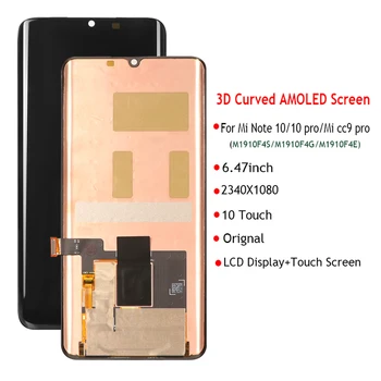 LCD Ekranas Xiaomi Mi Pastaba 10 10 pro 
